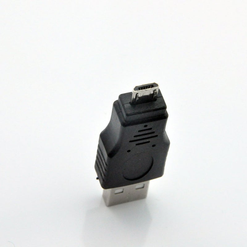 UCEC USB 2.0 Adapter - A-Male to Micro-Male - Black (2 Pack) - Image 2